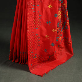 Hand Embroidered Silk Saree 47