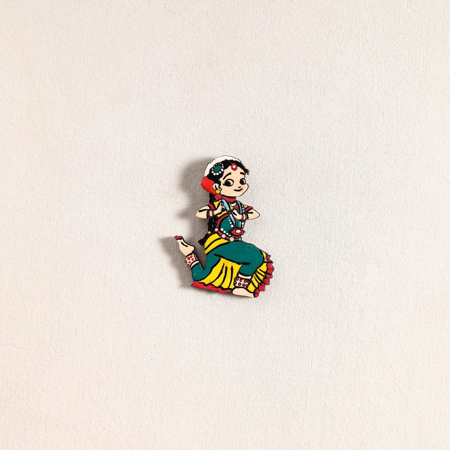 Handpainted Dancing Doll Fridge Magnet 12