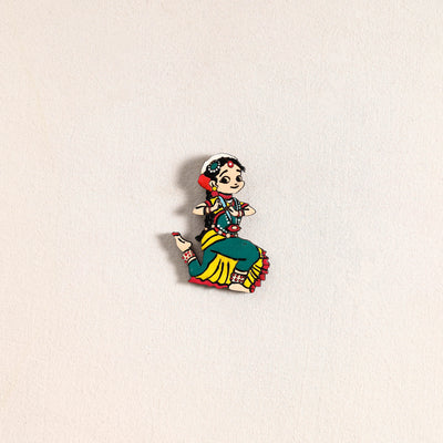 Handpainted Dancing Doll Fridge Magnet 12