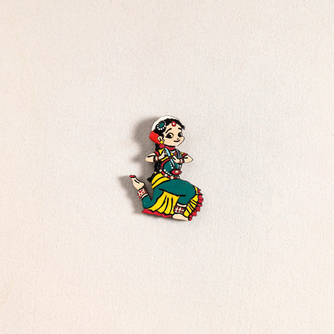 Handpainted Dancing Doll Fridge Magnet 12