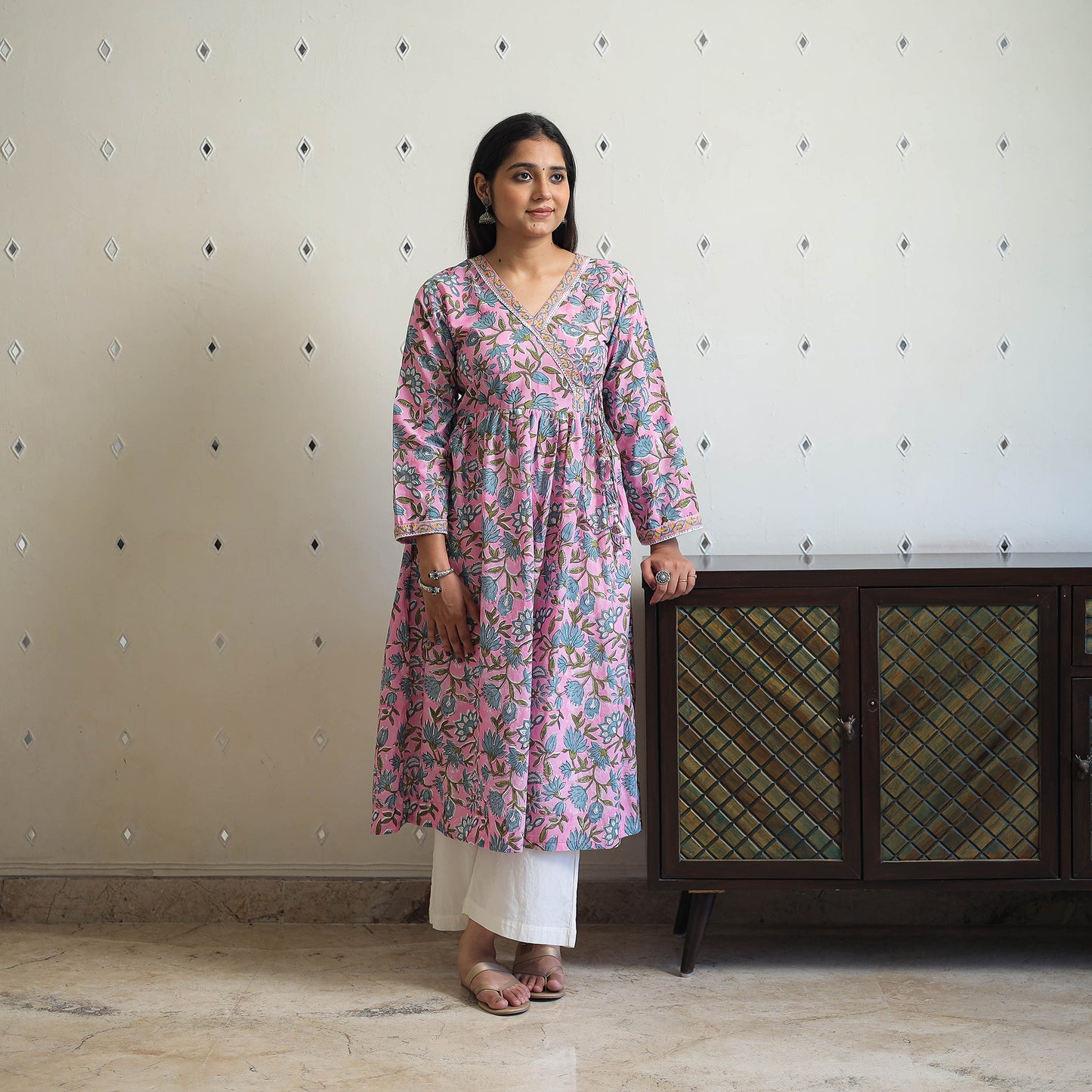 Sanganeri print Kurta