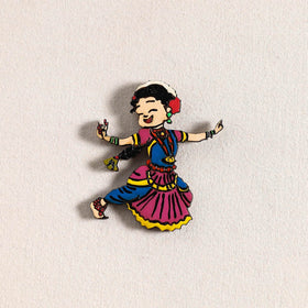 Handpainted Dancing Doll Fridge Magnet 13