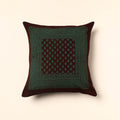 Green Bagh Block Printed Cotton Cushion Cover