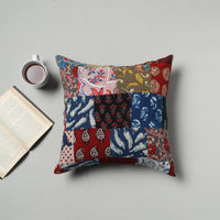 Multicolor - Handcrafted Patchwork Cushion Cover 21