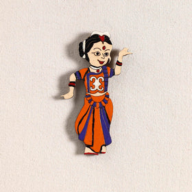 Handpainted Dancing Doll Fridge Magnet 14