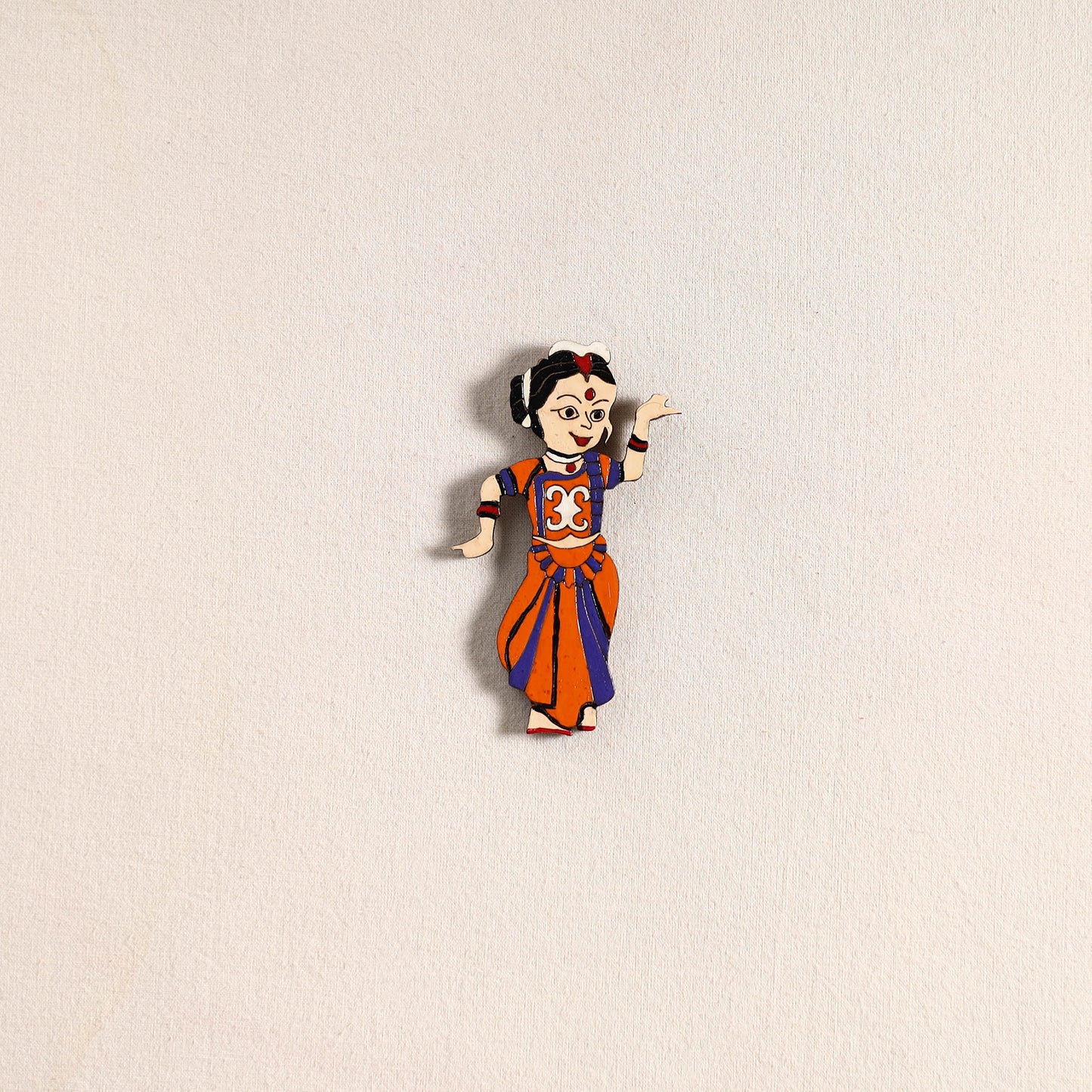 Handpainted Dancing Doll Fridge Magnet 14