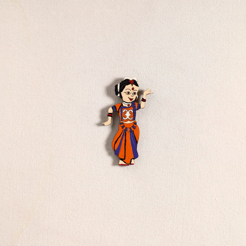 Handpainted Dancing Doll Fridge Magnet 14