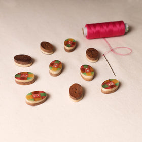 2.2cm Handmade Sambhal Clothing Button (Set of 10)