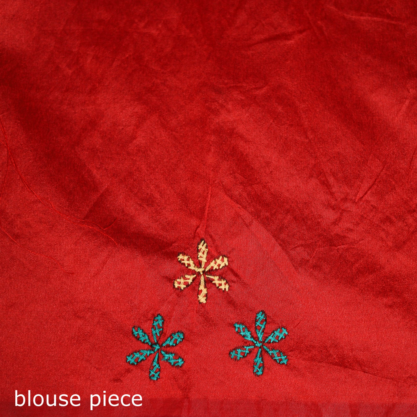 Hand Embroidered Silk Saree 48