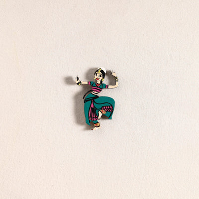 Handpainted Dancing Doll Fridge Magnet 16