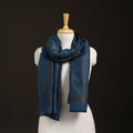 Plain Zari Weave Fine Wool Stole for Women 47