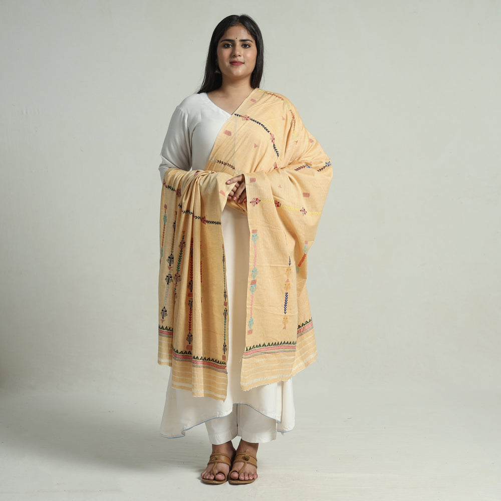 Kantha Embroidery Dupatta