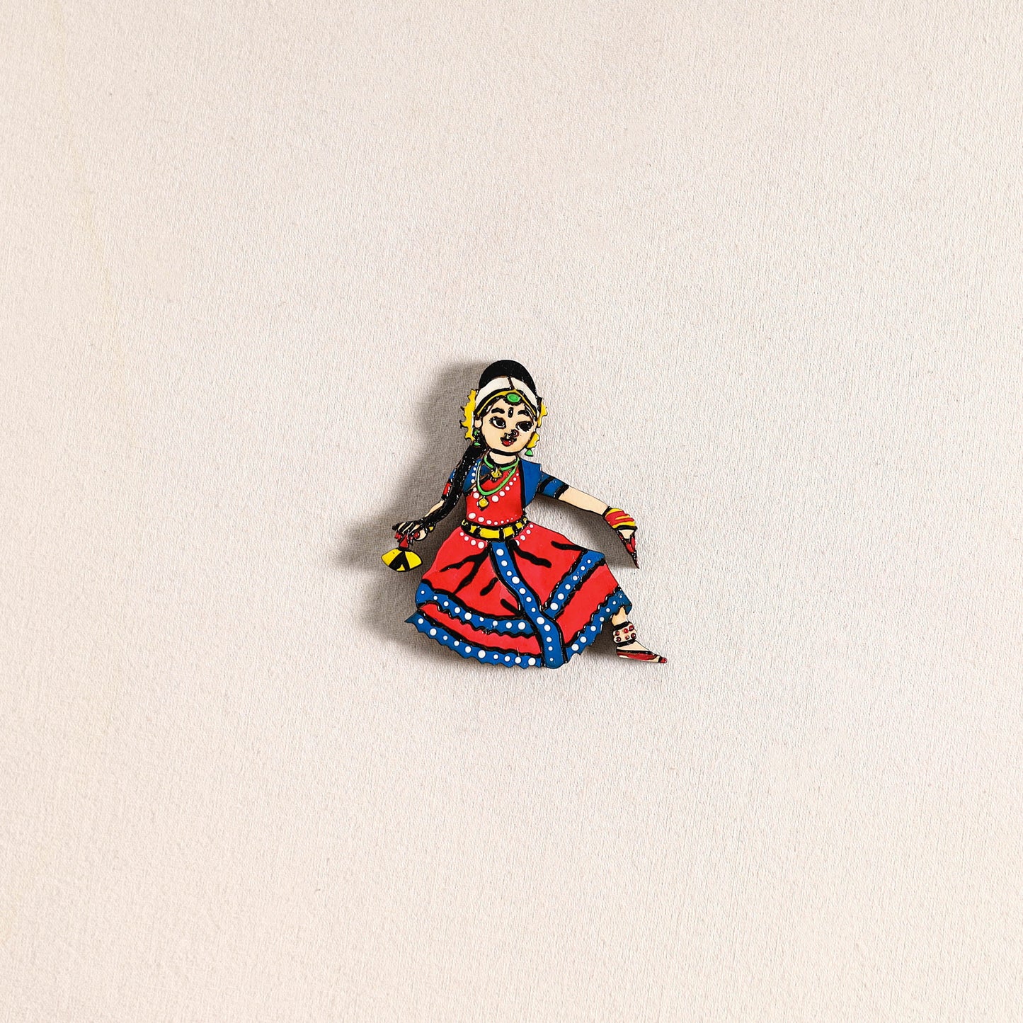 Handpainted Dancing Doll Fridge Magnet 17