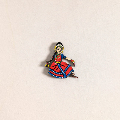 Handpainted Dancing Doll Fridge Magnet 17