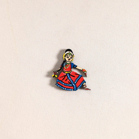 Handpainted Dancing Doll Fridge Magnet 17