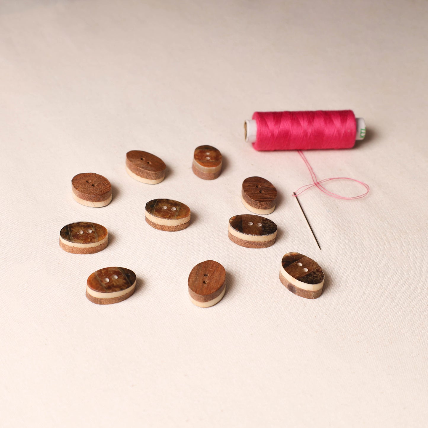 2cm Handmade Sambhal Clothing Button (Set of 10)