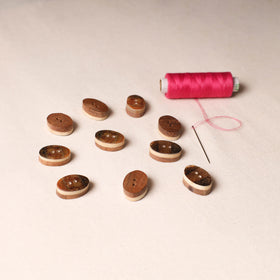 2cm Handmade Sambhal Clothing Button (Set of 10)