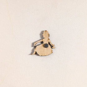 Handpainted Dancing Doll Fridge Magnet 17
