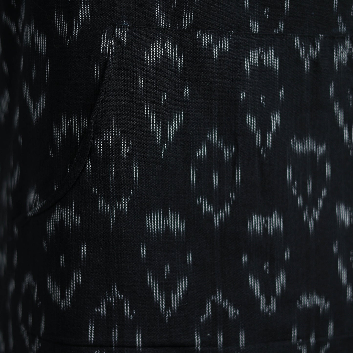 Pochampally Ikat Weave Cotton Apron with Pocket 24