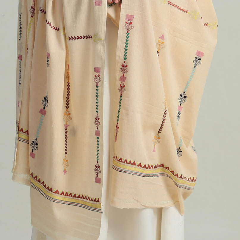 Kantha Embroidery Dupatta