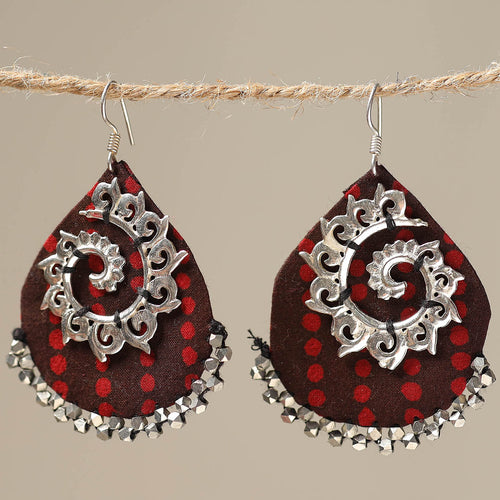 Ayat Handcrafted GS Fabart Earrings 38