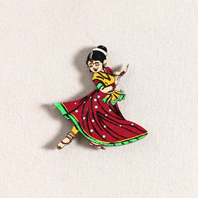 Handpainted Dancing Doll Fridge Magnet 18