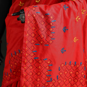 Hand Embroidered Silk Saree 49