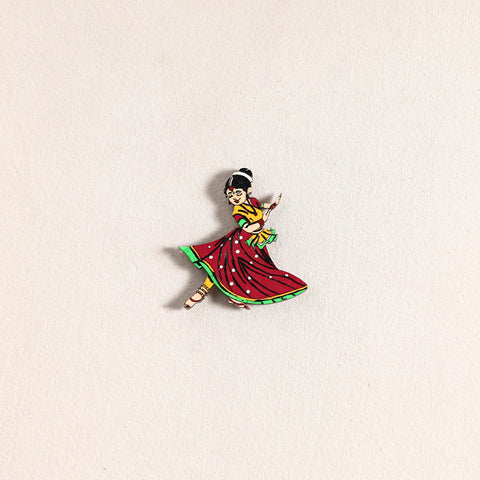 Handpainted Dancing Doll Fridge Magnet 18