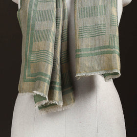 Plain Zari Weave Fine Wool Stole for Women 51