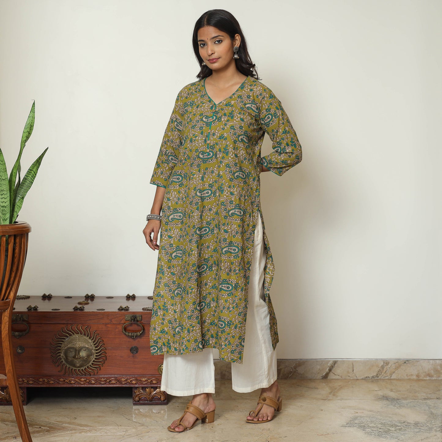 kalamkari printed kurta