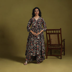 Kalamkari Printed Cotton 2pc Kurta Set for women 08
