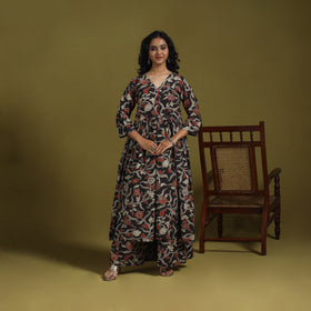 Kalamkari Printed Cotton 2pc Kurta Set for women 08