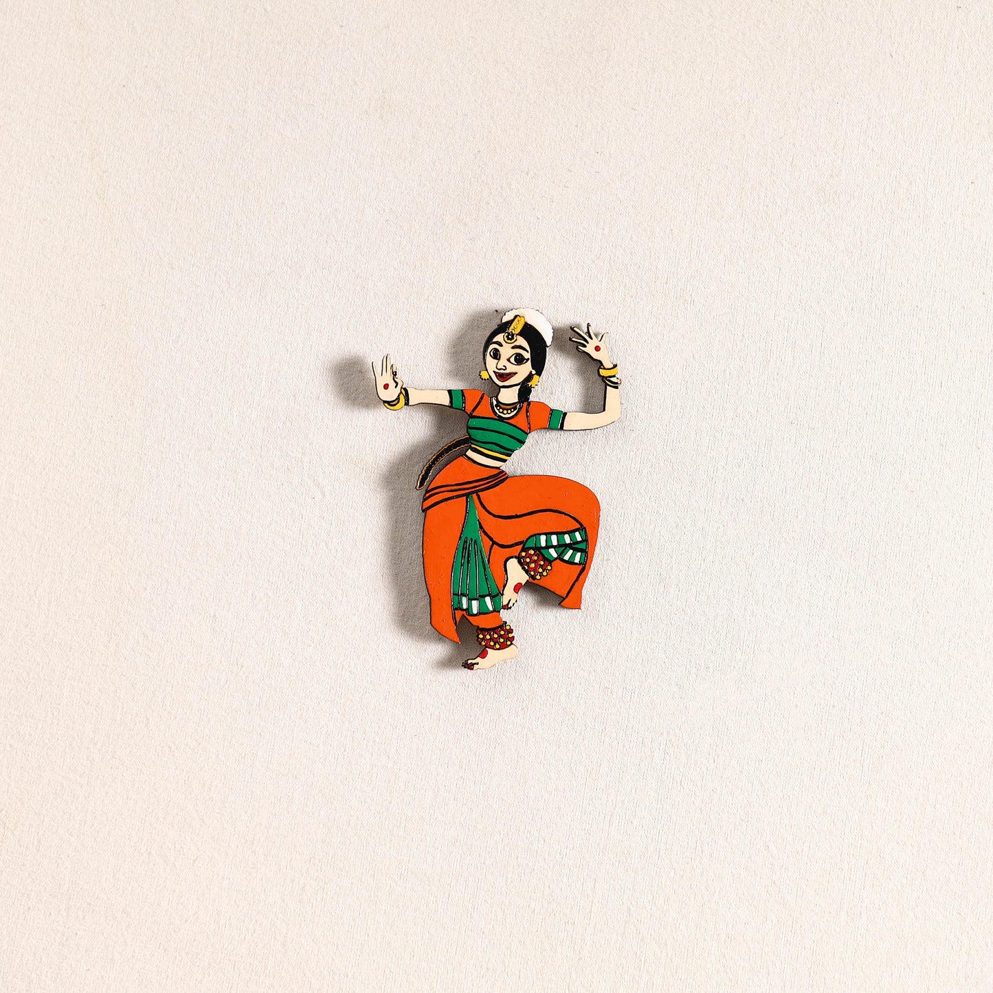 Handpainted Dancing Doll Fridge Magnet 19