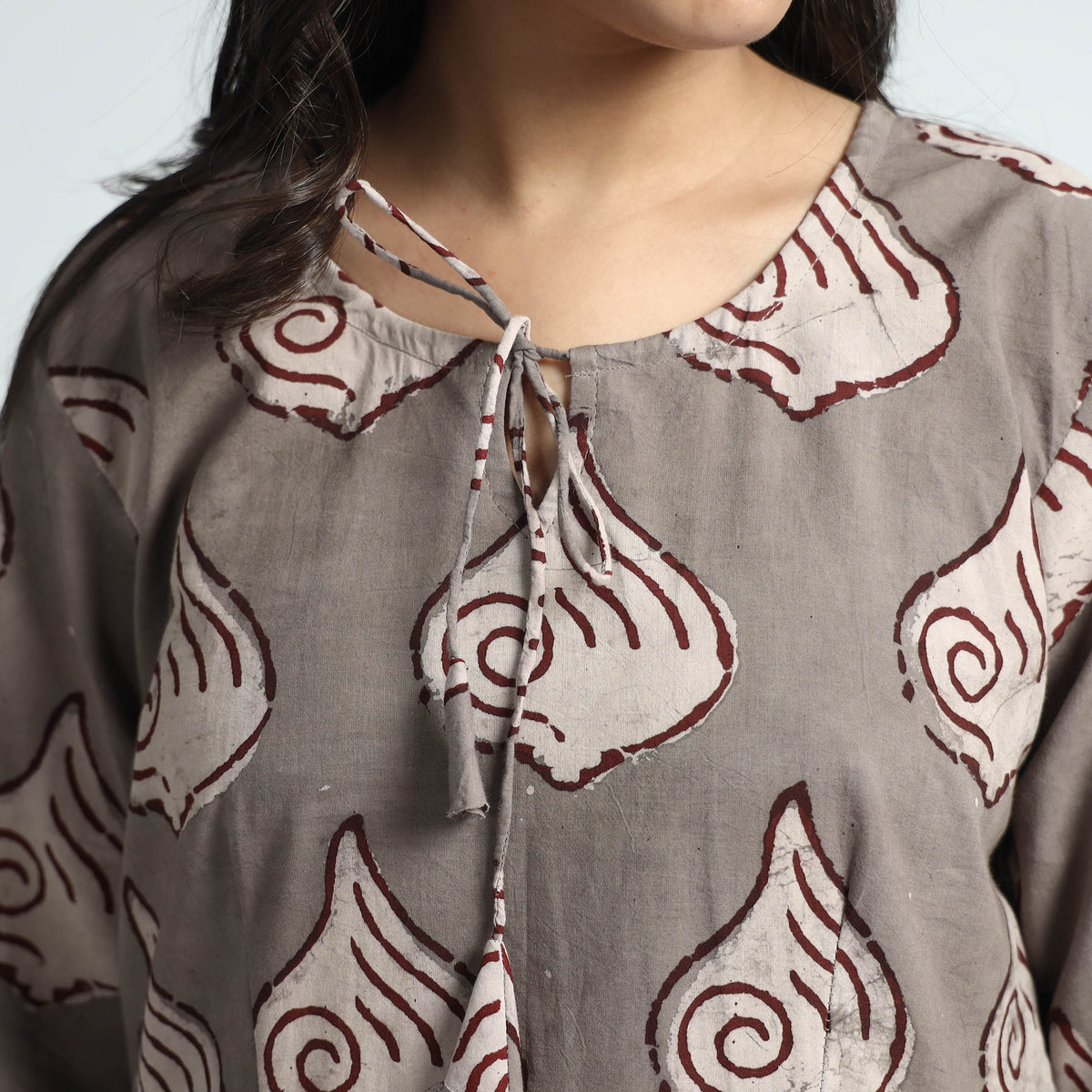 block printed cotton dress