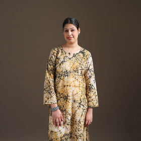 Hand Batik Print Cotton Straight Kurta with Palazzo Set for women 09