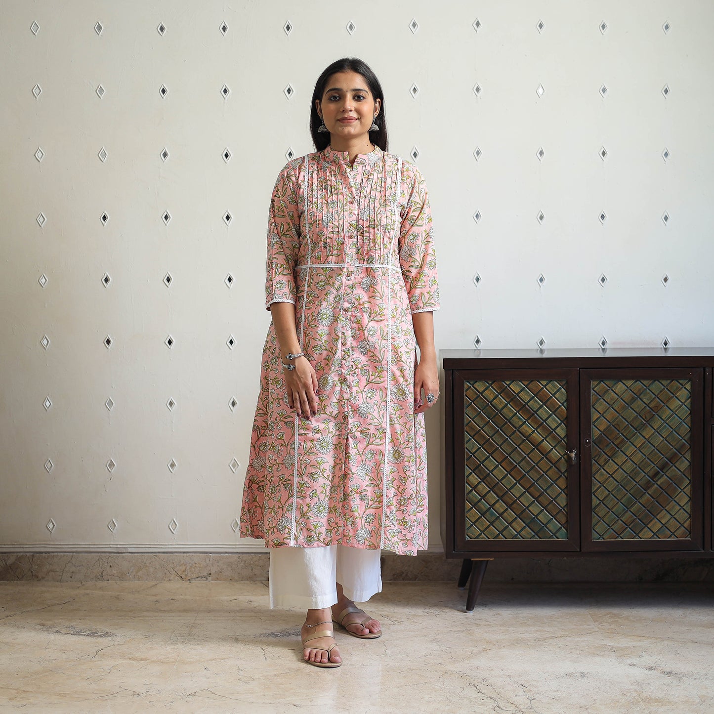 Sanganeri print Kurta