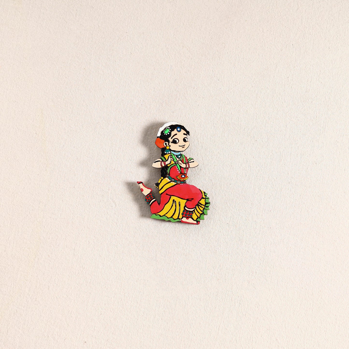 Handpainted Dancing Doll Fridge Magnet 20