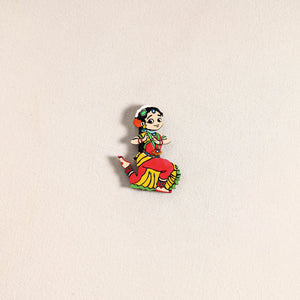 Handpainted Dancing Doll Fridge Magnet 20