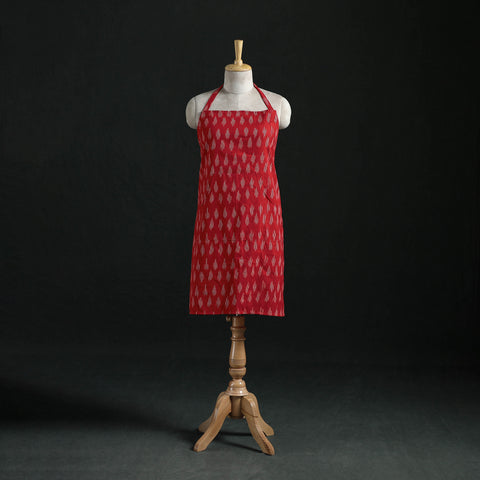 Pochampally Ikat Weave Cotton Apron with Pocket 26