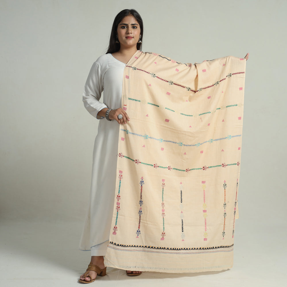 Kantha Embroidery Dupatta