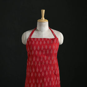 Pochampally Ikat Weave Cotton Apron with Pocket 26