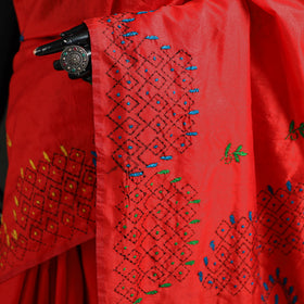 Hand Embroidered Silk Saree 50