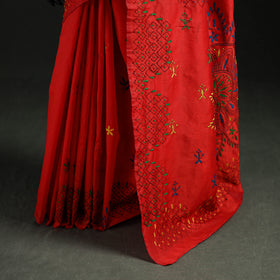 Hand Embroidered Silk Saree 50