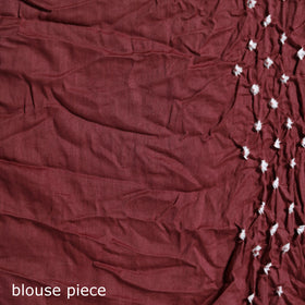 Kutch Bandhani Tie-Dye Cotton Saree 13