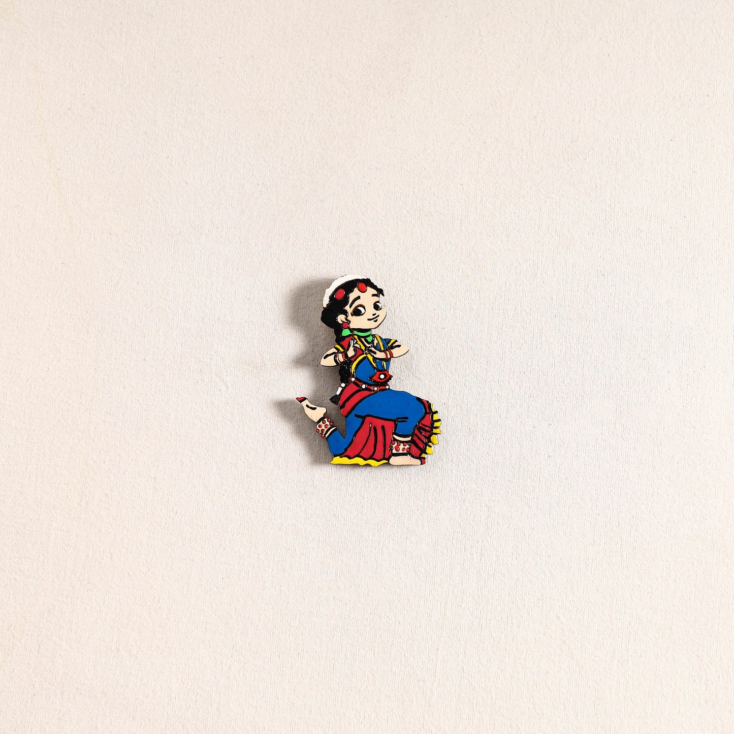 Handpainted Dancing Doll Fridge Magnet 21