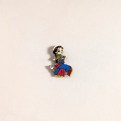 Handpainted Dancing Doll Fridge Magnet 21