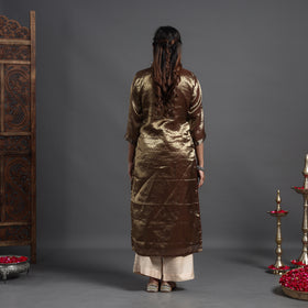 Buy Traditional Maheshwari Tissue Zari Work Cotton Handloom Kurta with Dupatta Set Online at iTokri.com