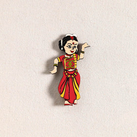 Handpainted Dancing Doll Fridge Magnet 22