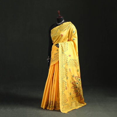 Hand Embroidered Silk Saree 51