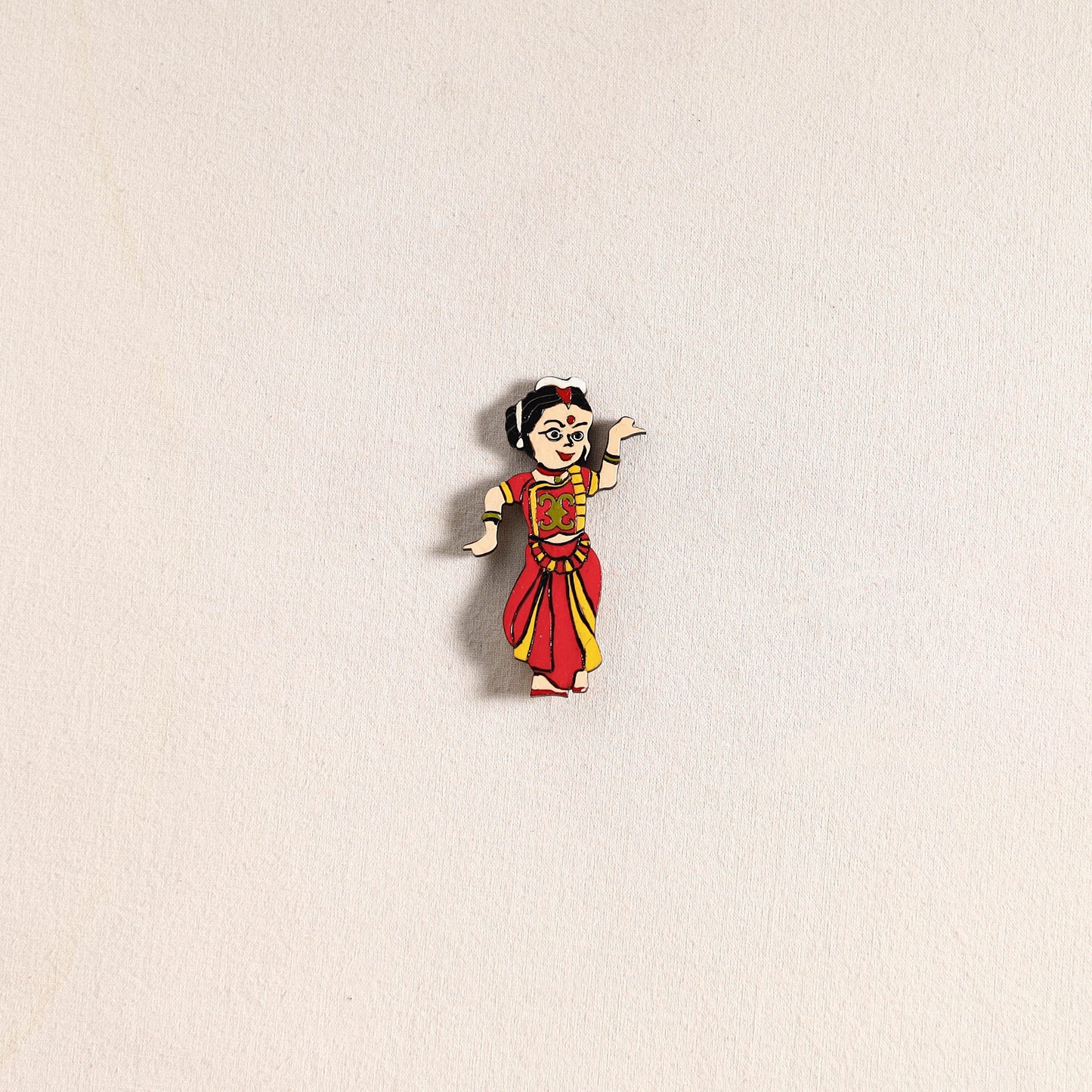Handpainted Dancing Doll Fridge Magnet 22